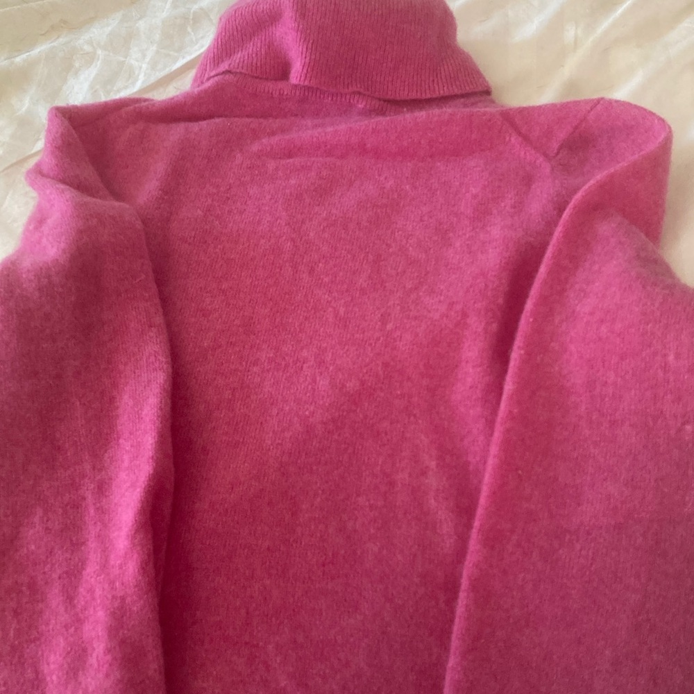 Pink Turtleneck Sweater